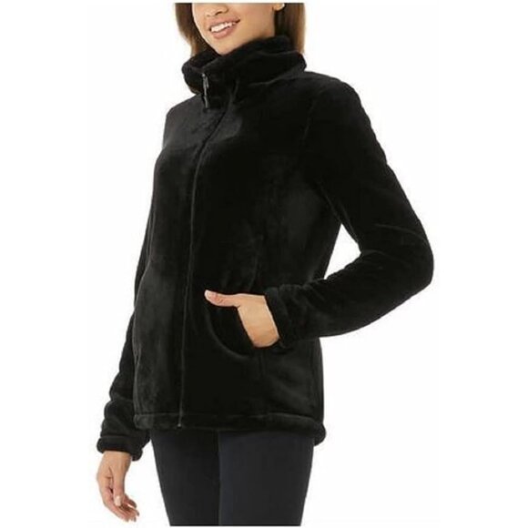 32 Degrees Heat Women’s Black Faux Fur Zip-Up Jacket - Size S - Picture 11 of 11